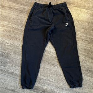 Gymshark Black Jogger Sweatpants Men’s Medium Athletic Fit